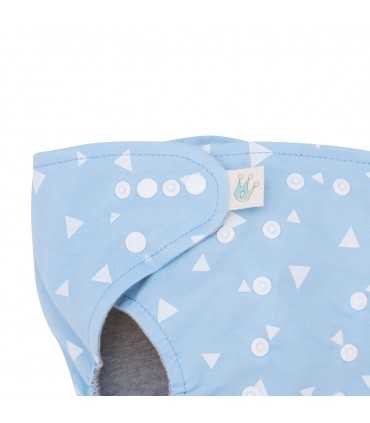 Pañales - Detalle botón Blue Sparkles