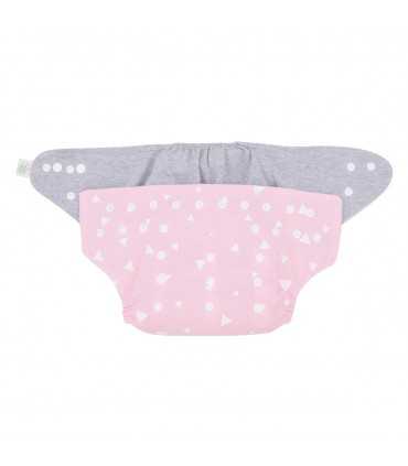 Pañales - Vista frontal abierto Pink Sparkles