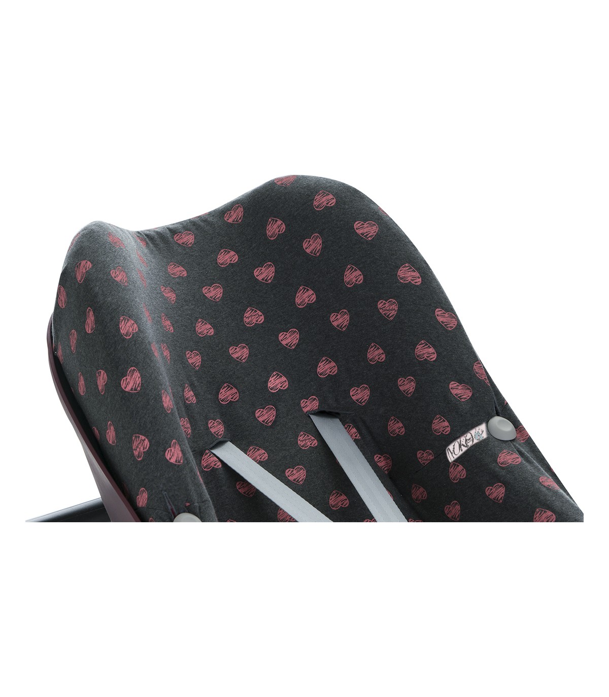 Bebe confort, Maxi cosi Pebble - Vista 3/4 superior Fluor Heart