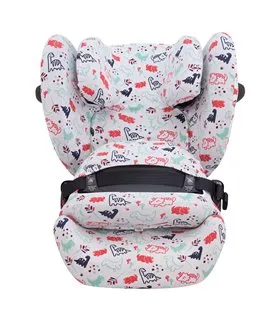 Cybex Pallas G i size - Vista frontal Dino Party