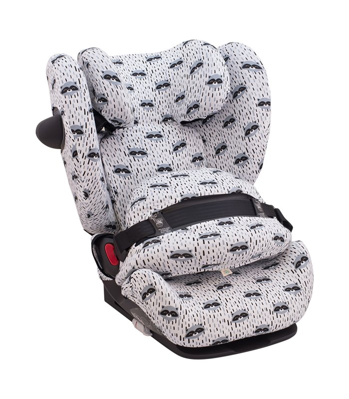 Cybex Pallas G i size - Vista frontal Racoon Town