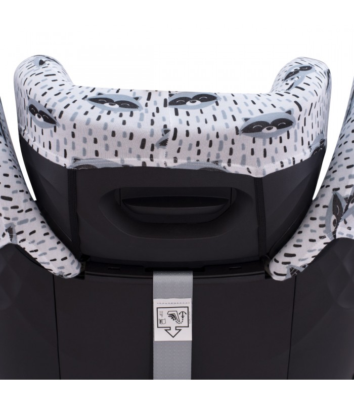 Cybex Pallas G i size - Vista trasera Racoon Town Cybex Pallas G i size - Vista trasera Racoon Town