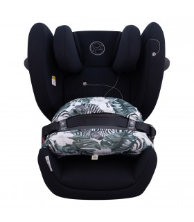 Cybex Pallas G i tamanho - vista frontal Zebra