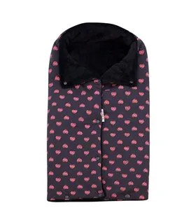 Saco capazo bebe - Vista frontal Fluor Heart