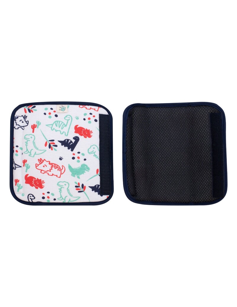 arneses - detalhe de velcro Dino party