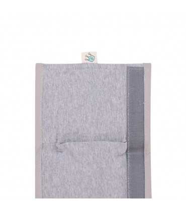 Funda protectora cubre asa - Detalle velcro Stone grey