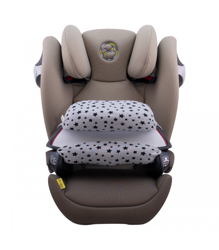 cybex Pallas M-Fix - Vista frontal Estrela preta
