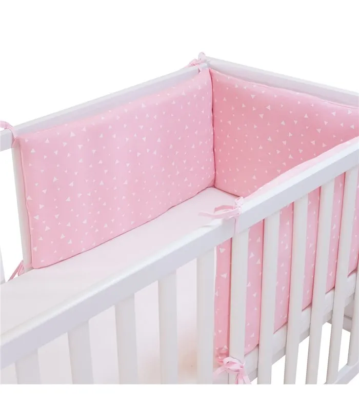 Protector de cuna - Vista en Cuna Pink Sparkles