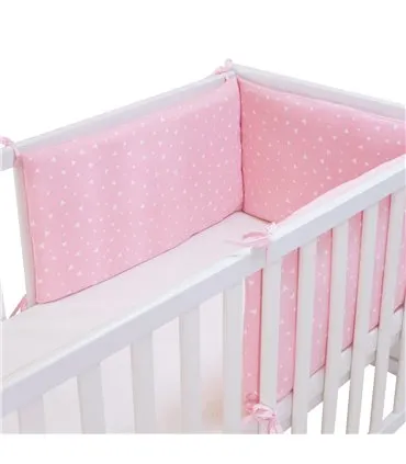 Protector de cuna - Vista en Cuna Pink Sparkles