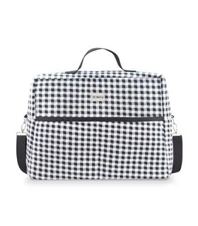 Bolso maternidad - Vista frontal Vichy