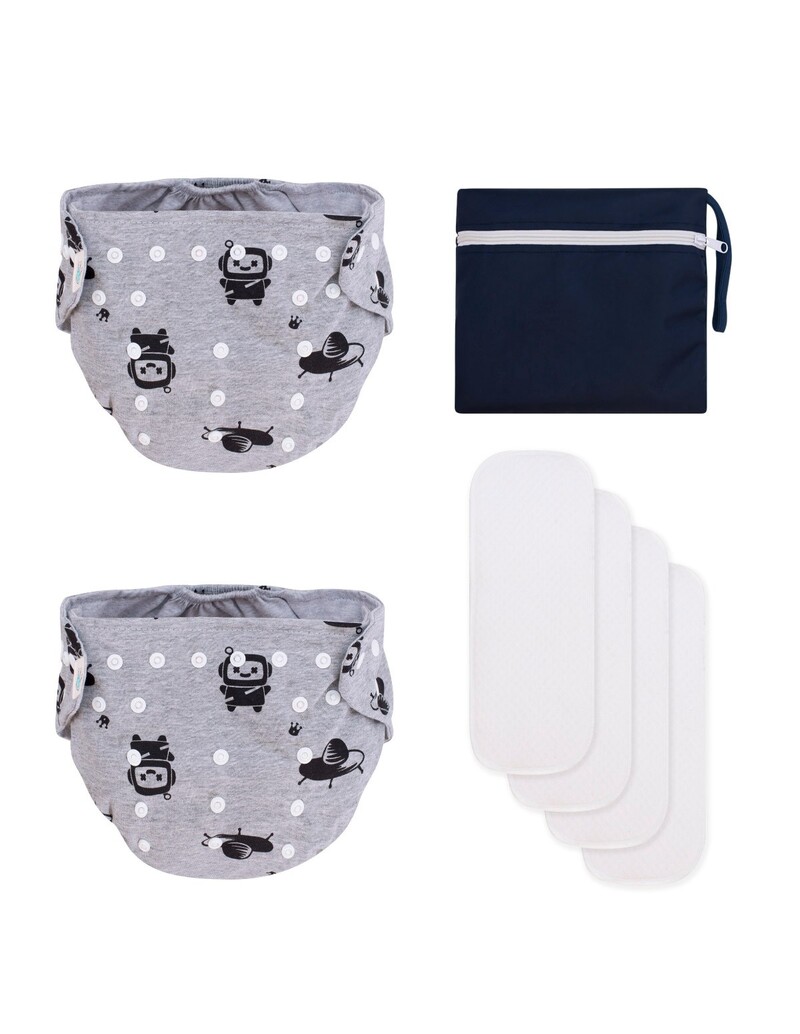Pañales Pack2 - Todas las piezas Robot Space