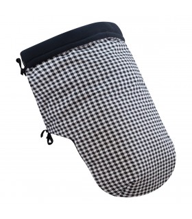 Saco silla paseo - Vista 3/4 Vichy