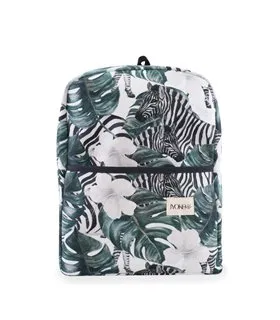 Mochila guardería - Vista frontal Zebra