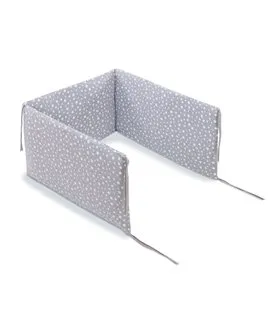 Pára-choques para berço - Vista 3/4 White Star