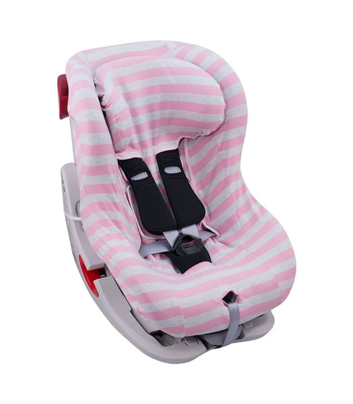 Funda silla coche universal - Vista 3/4 Pink Island