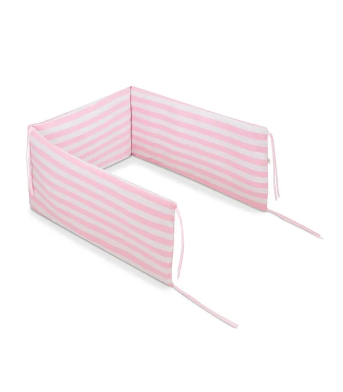 protector de cuna - Vista frontal pink island