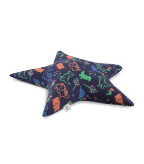 almofada estrela - Vista frontal Happy dino 2