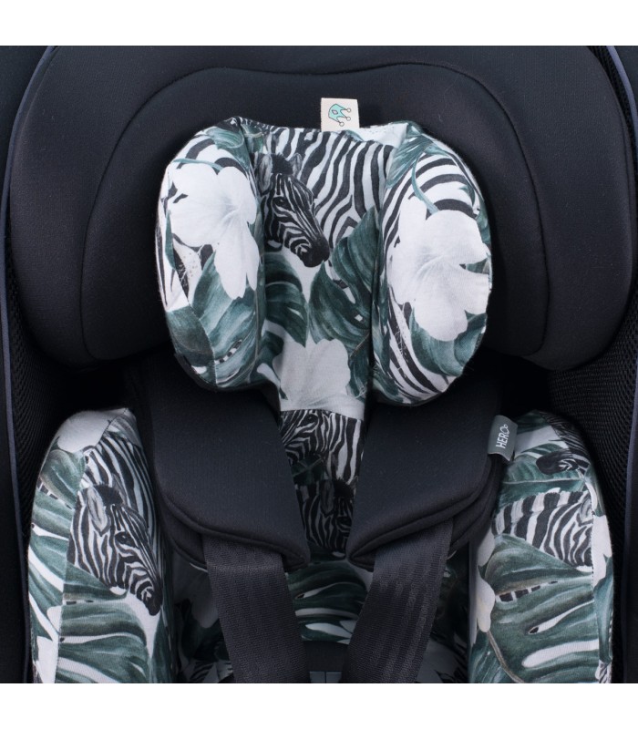 Recaro Salia 125 - Detalhe da cabeça de zebra