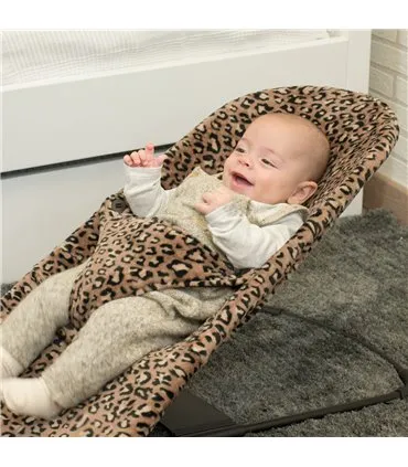 Betthimmel - 3/4 Ansicht Ungefaltetes Modell Animal print