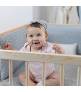 Pára-choques para berço - Vista 3/4 Romarey 2