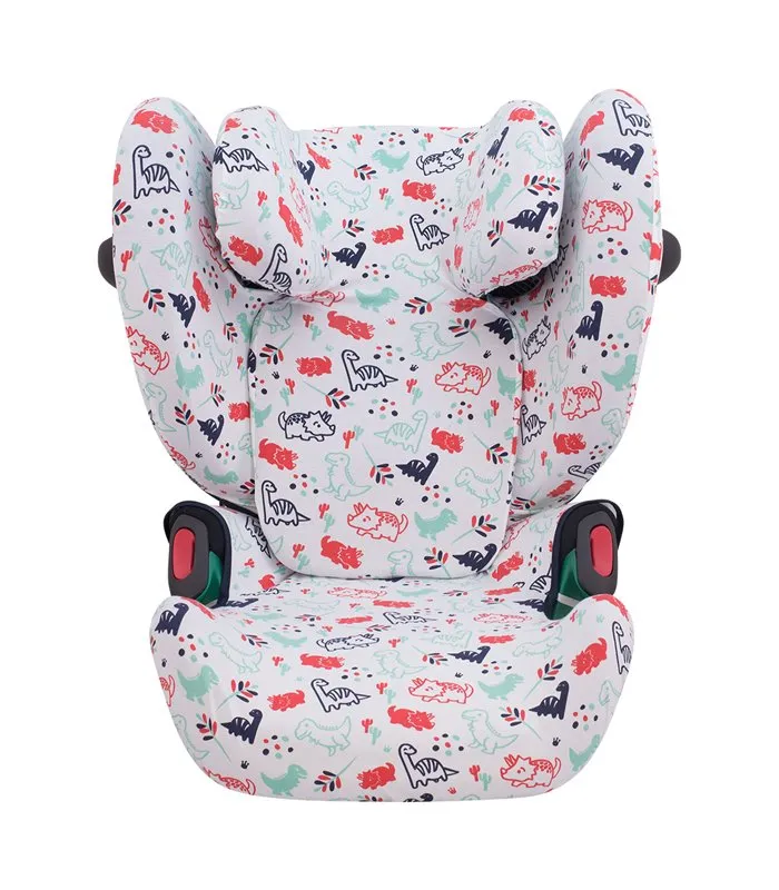 cybex solution g - Detalle frontal Dino Party