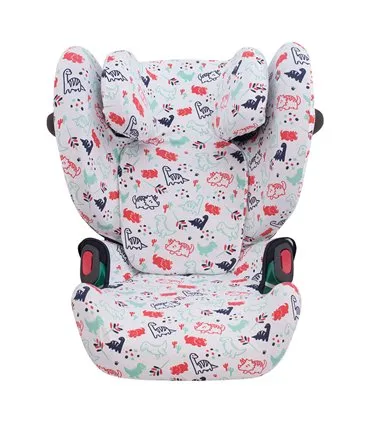 cybex solution g - Detalle frontal Dino Party