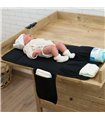 Baby changing table - View with child demo Black Series