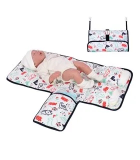 Baby changing table - View of use with Dino Party model