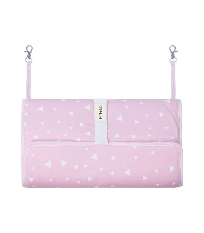 Trocador de bebê - vista frontal fechada Pink Sparkles