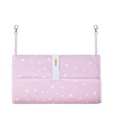 Baby changing table - Closed front view Pink Sparkles
