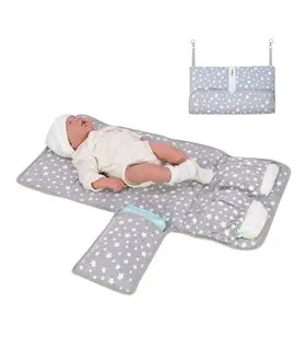 Cambiador bebe - Vista de uso con modelo White Star