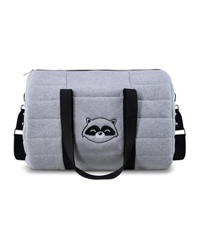 Bolsa de fim de semana - Vista frontal Cinza Pedra