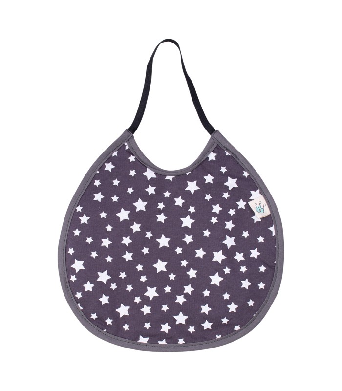 Babador de algodão impermeabilizado - Winter Sky Print