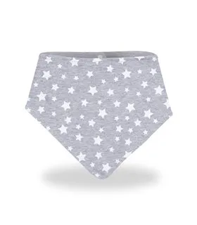 Babador Bandana - Estrela Branca Vista Frontal