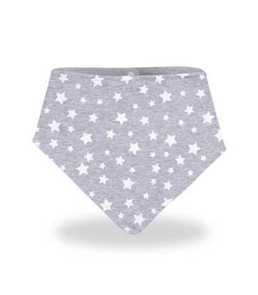 Babero bandana - Vista frontal White Star