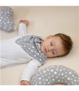 Babero bandana - Vista frontal White Star 2