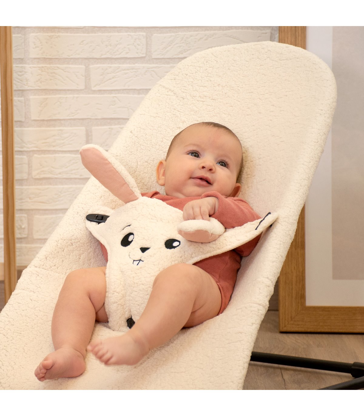 Funda de conejito para hamaca Babybjörn Balance, Soft y Bliss - 2