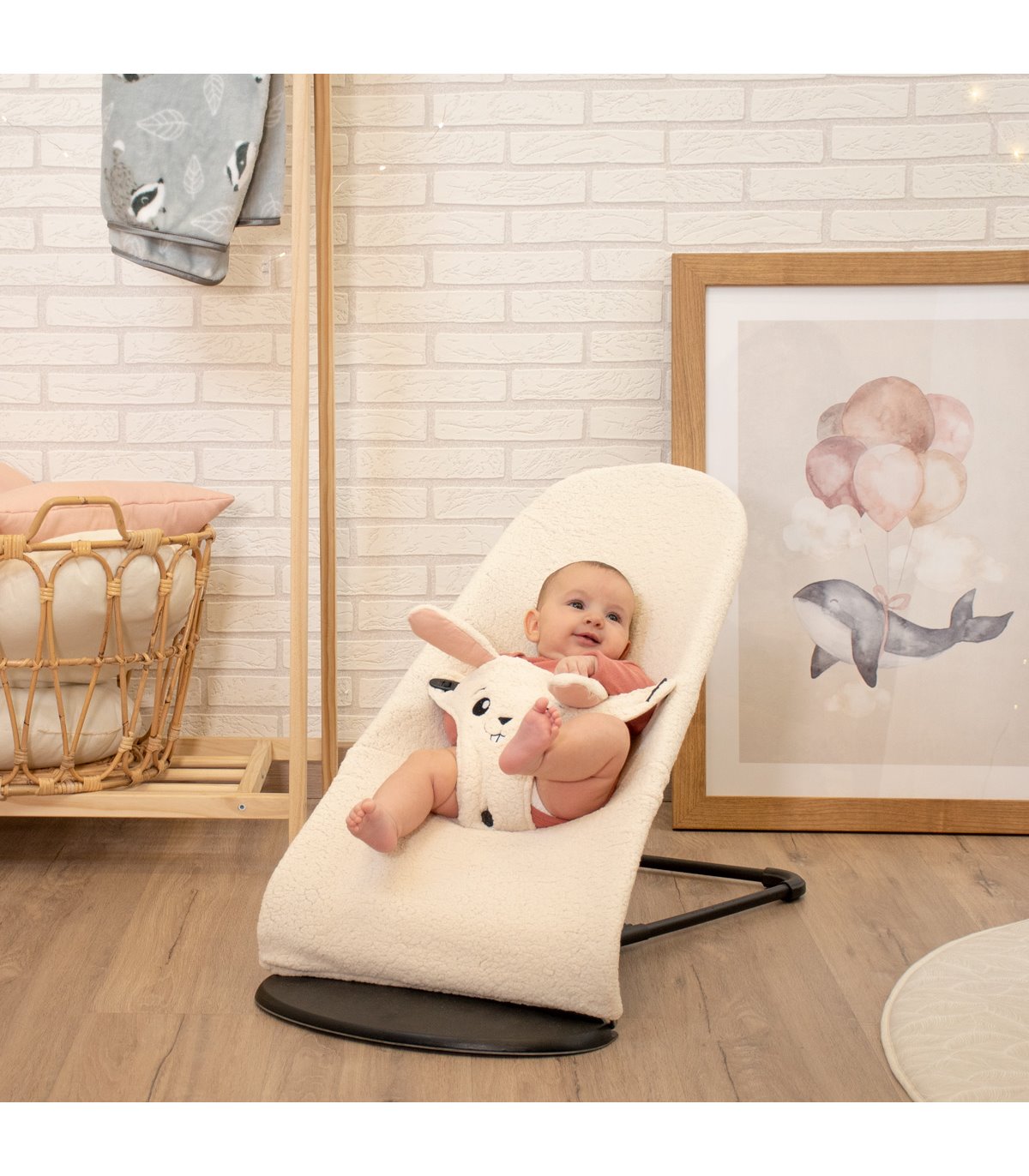 Funda de conejito para hamaca Babybjörn Balance, Soft y Bliss - 3