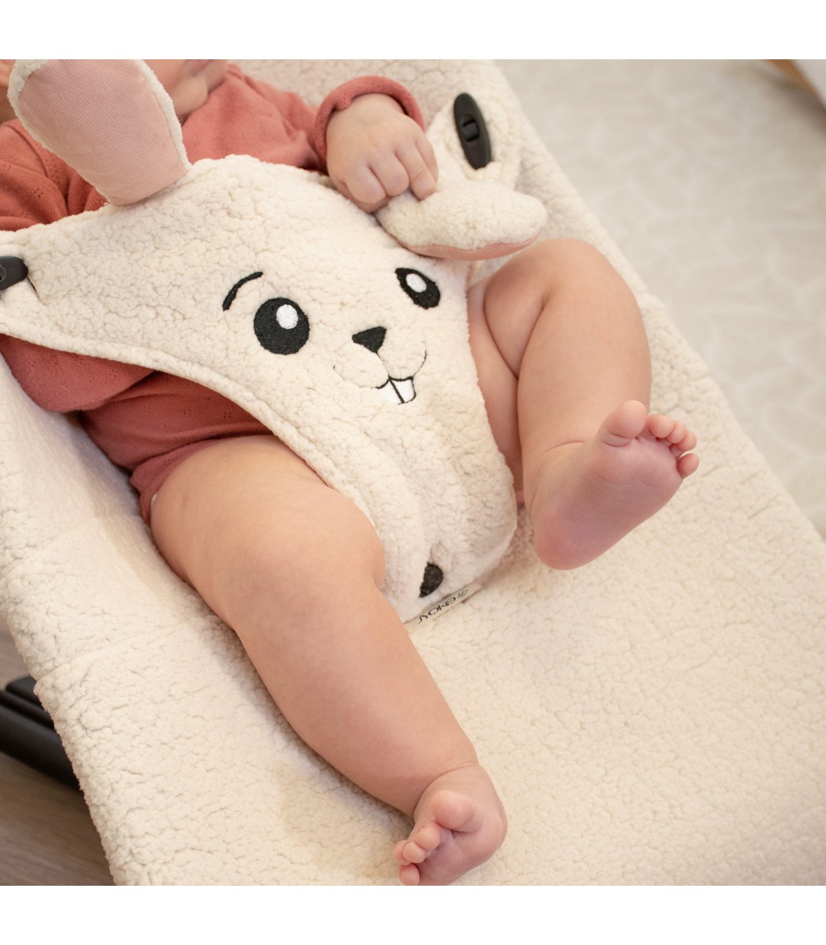 Hasenbezug für Babywippe Babybjörn Balance, Soft und Bliss - 5