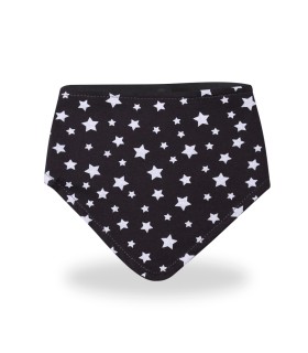 Babero bandana - Vista frontal Winter Sky