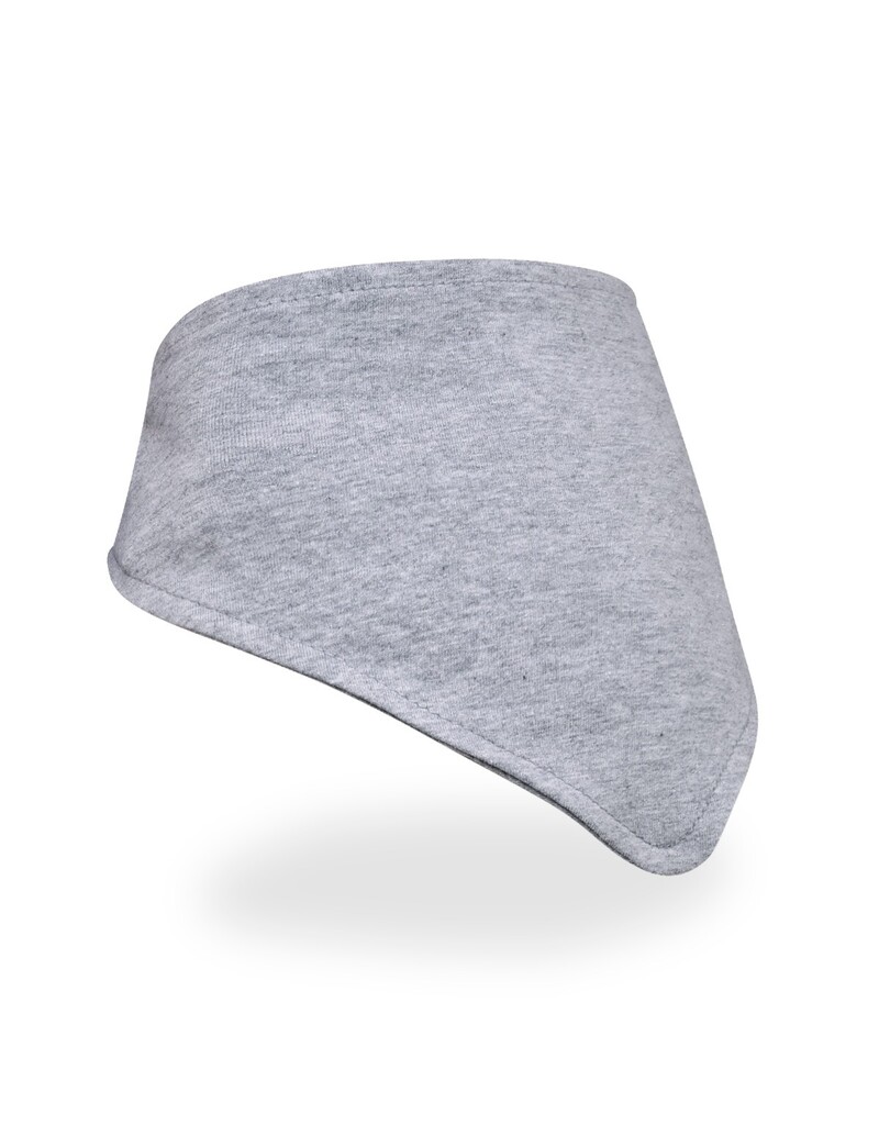 Babador Bandana - Vista 3/4 Cinza Pedra