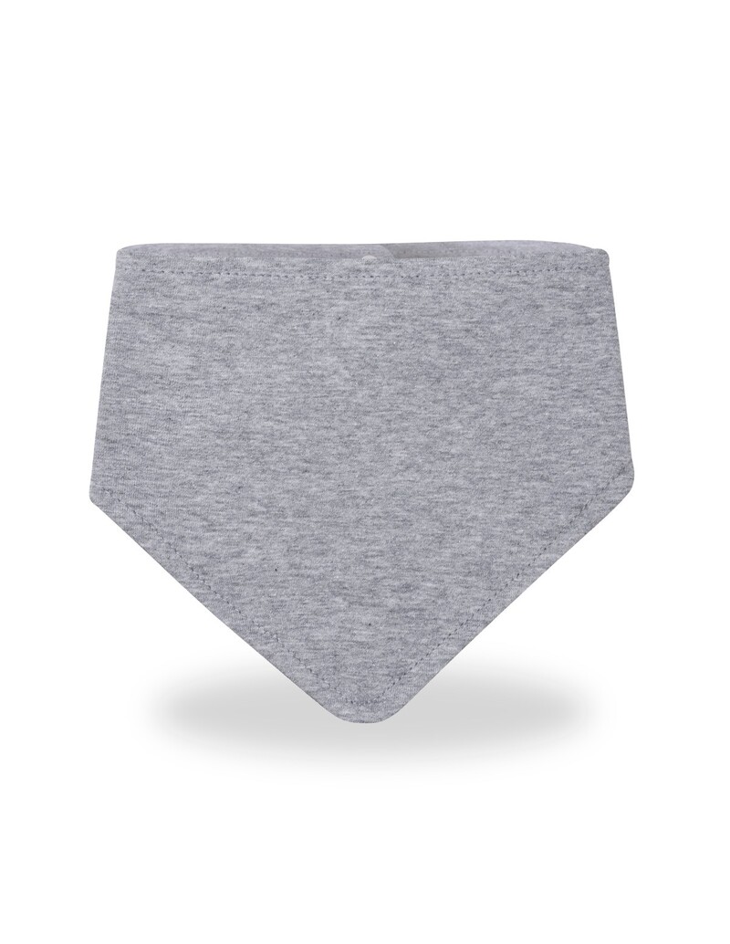 Babador Bandana - Vista Frontal Cinza Pedra