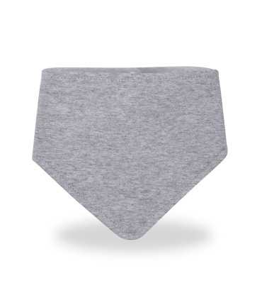 Babador Bandana - Vista Frontal Cinza Pedra