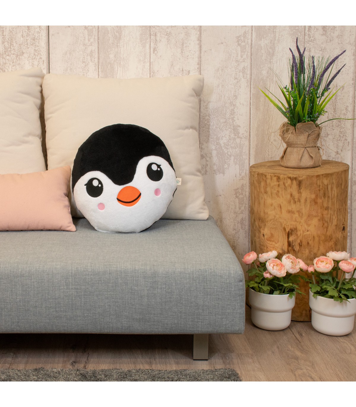 Coussin enfant pingouin polaire - 2