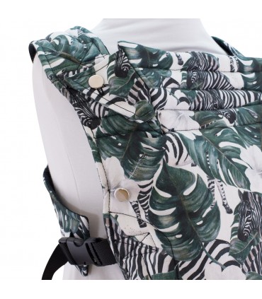 Zebra desdobrada na frente