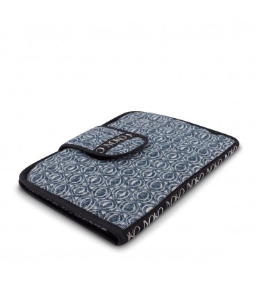 Vista em perspectiva azul étnica