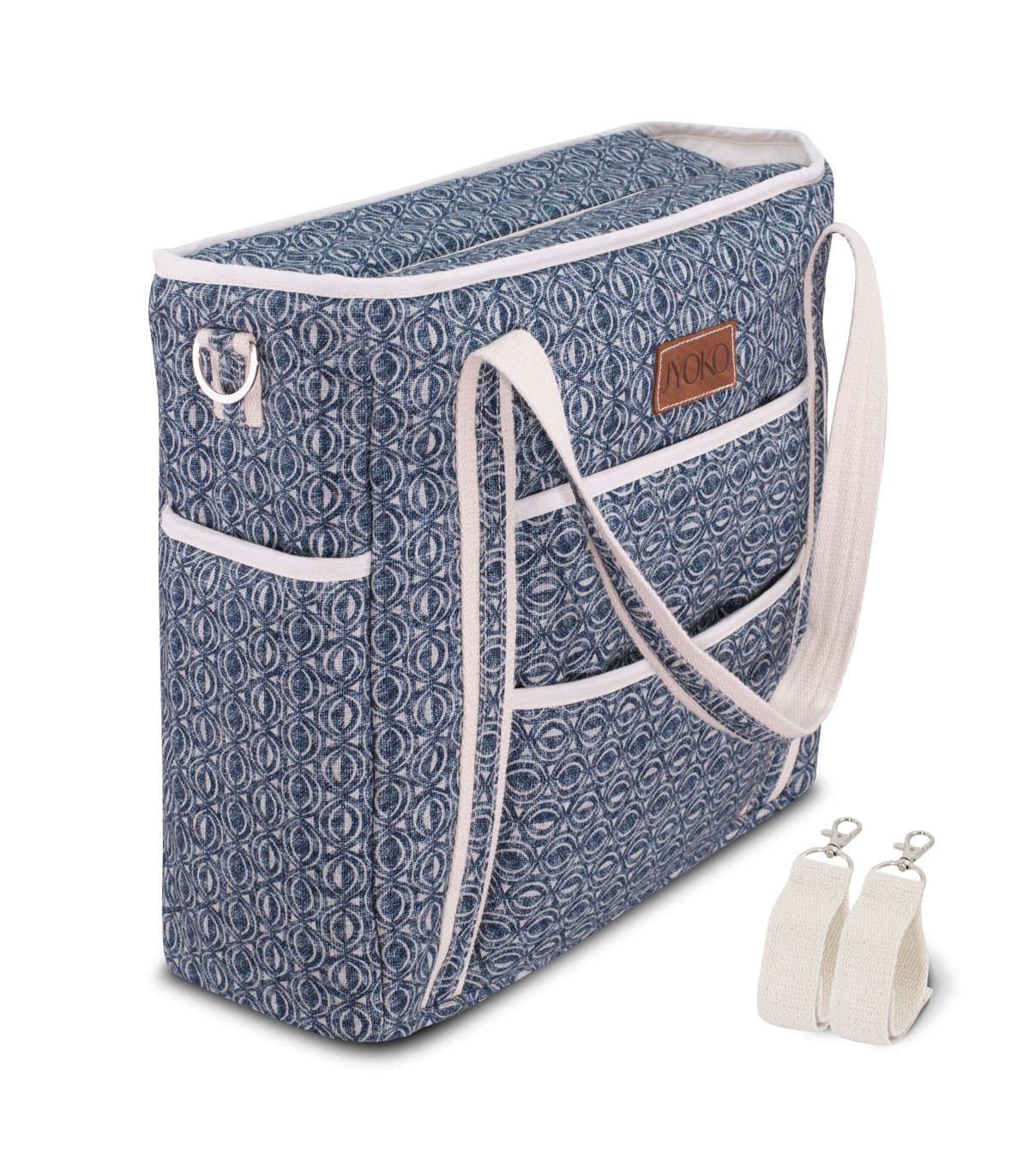 Sac voyage - Vue en perspective Ethnic Blue