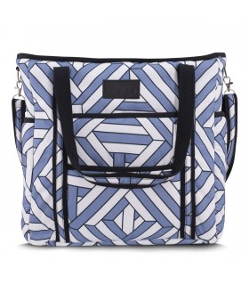 Baby stroller bag - Front view Diamond Blue