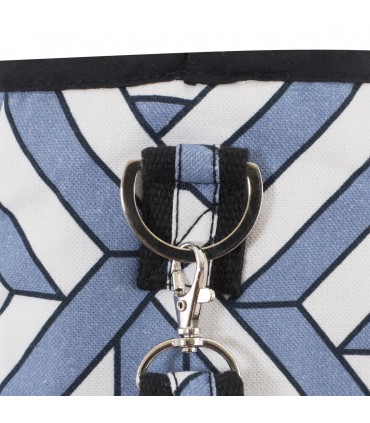 Baby stroller bag - Zoom view side handle Diamond Blue