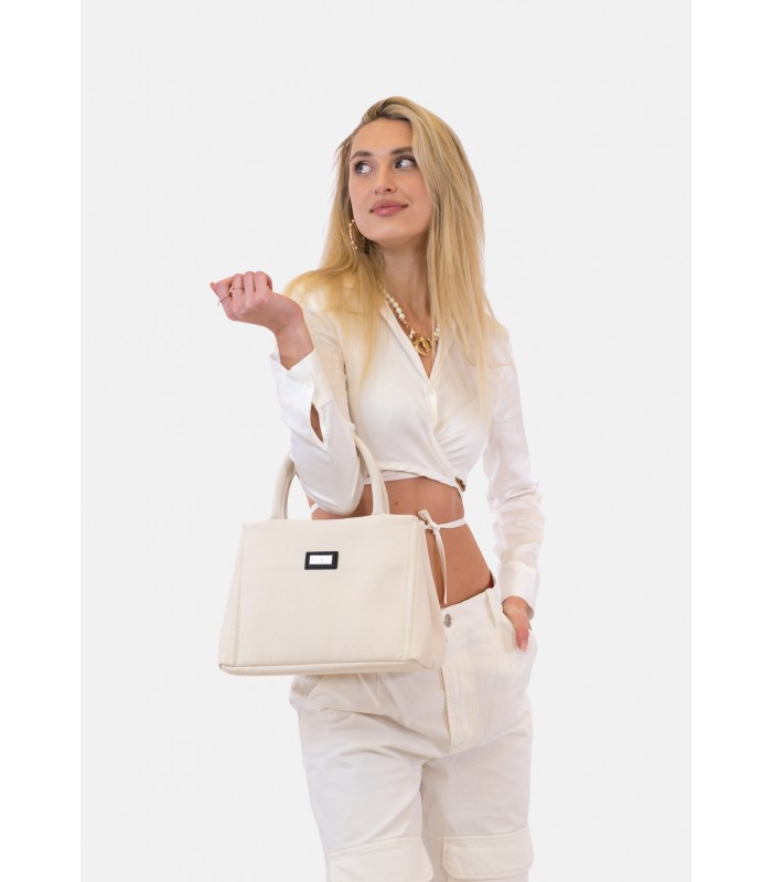 Bolso de mano - Vista frontal Basic Sand